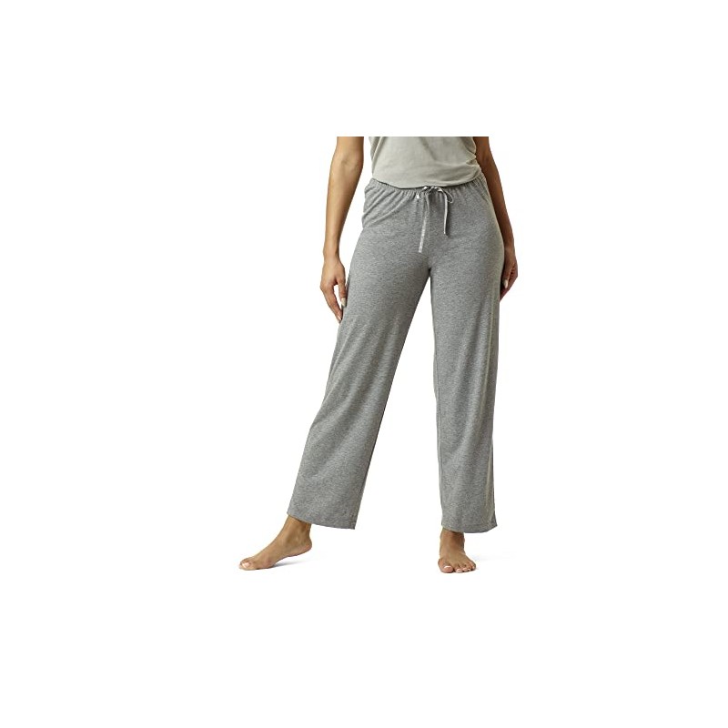 HUE Women's SleepWell Basic Printed Knit Performance Sleep Pajama Pant,