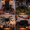 Giant Plush Spider for Halloween Decorating – Bendable Legs &