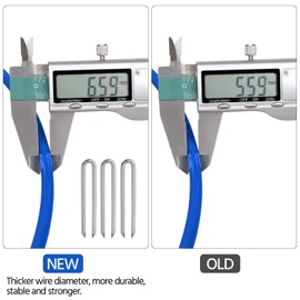 Yaheetech Portable Disc Golf Target Set of 2 for Indoor & Outdoor, Metal Frisbee Golf Basket 12-Chain Flying Disc Golf Target, Sturdy and Robust, Blue