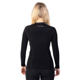 Gul Womens Evotherm Ladies Thermal Long Sleeve Top Black - UV Sun Protection and SPF Properties - Flatlock: seam