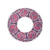 Sea Gems Ladies Rennie Mackintosh Design 40MM Round Rose Annulus