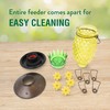 Perky-Pet 9110-2 Pineapple Top-Fill Glass Hummingbird Feeder – 28 oz