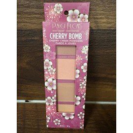 Pacifica CHERRY BOMB Cheek Blush Highlighter Powder Palette.