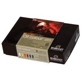Rembrandt Professional Oil Paint Set with 6 Colours (15 ml tubes) | Artist Quality Oil Colours