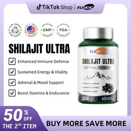 FLYNEW Shilajit Ultra | Tested Pure & Natural Himalayan Organic Resin