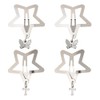 Star Hair Accessories Clip for Girls Retro Metal Snap Hair
