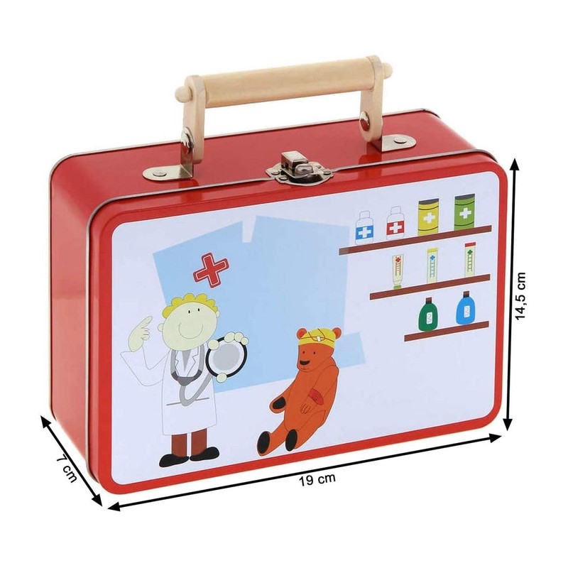 Woodyland 102190847 Arztkoffer, Mehrfarbig