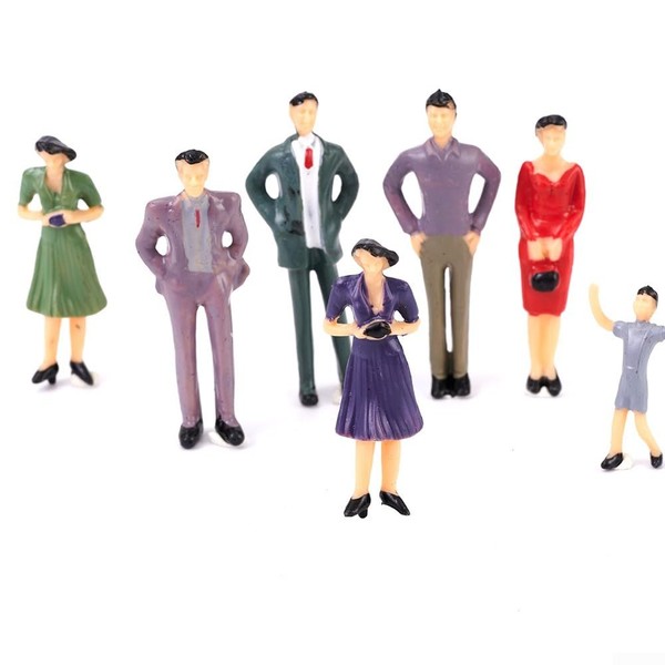 Cloudpower Pack of 50 Sitting Models in 1:32 Scale Plastic