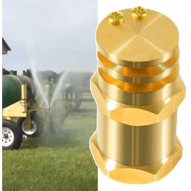 YMT Boomless Sprayer Nozzle 6541-1 Boomless Spray Nozzle 1/2" FPT #10 Orifices 4.2 GPM 40 PSI (90° & 180° Caps Included)