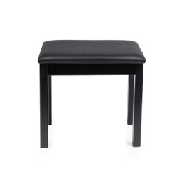 Gator Frameworks Traditional Wooden Keyboard & Piano Bench; Black (GFW-KEYBENCH-WDBK)