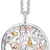Engelsrufer Women's 925 Sterling Silver Tricolor Tree of Life Necklace