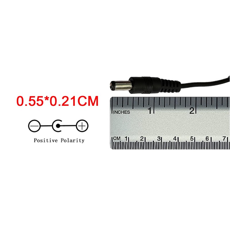 VitalKos 5.5mm Circular Socket Charger Battery Connection Line with 25A