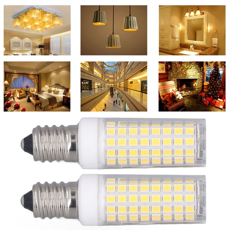 2 Pcs LED Corn Bulb E14 10W Dimmable Energy Saving