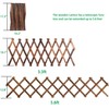 2Pack Expandable Wooden Lattice Wall,Plant Garden Trellis for Climbing Plants