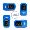 Jumper Blue Pulse Oximeter with Heart Frequency Display