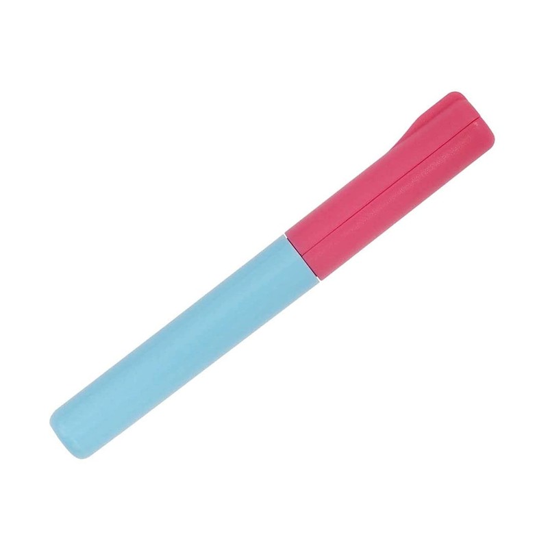 Sunstar Stationery S3717461 Sticky Scissors, Compact, Vivid Pink x Blue