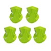 Polaina para el cuello, bandana sin costuras, pasamontañas, Verde, Talla