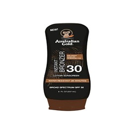 Sunscreen SPF30 Lotion with Bronzer 237 ml, Black
