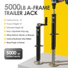 5000lbs A-Frame Trailer Jack,30" Lift 20-24V Cordless Drill Compatible with