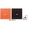 Betz Premium Flannels 100% Cotton 30 x 30 cm Orange