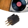 Vinyl Turntable 5 Pin DIN Gold Plated Male Plug Tonearm