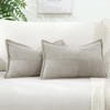 Artscope Corduroy Cushion Covers Pack of 2 Modern Patchwork Throw