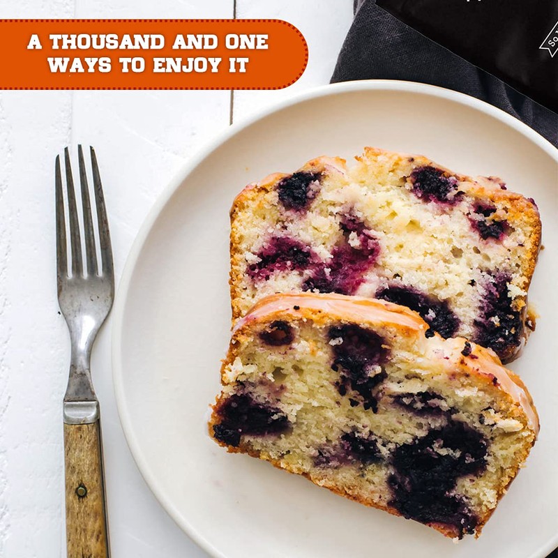 Mulberries, "FRESH" Dried Black - No sugar added, Delicious, Quality,