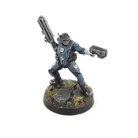 War World Gaming Law Enforcement Officers Miniatures Enforcer 2-28 mm Heroic Measuring Tape Sci-Fi Futuristic Apocalyptic Figures Model Painting Police War Game Tabletop RPG