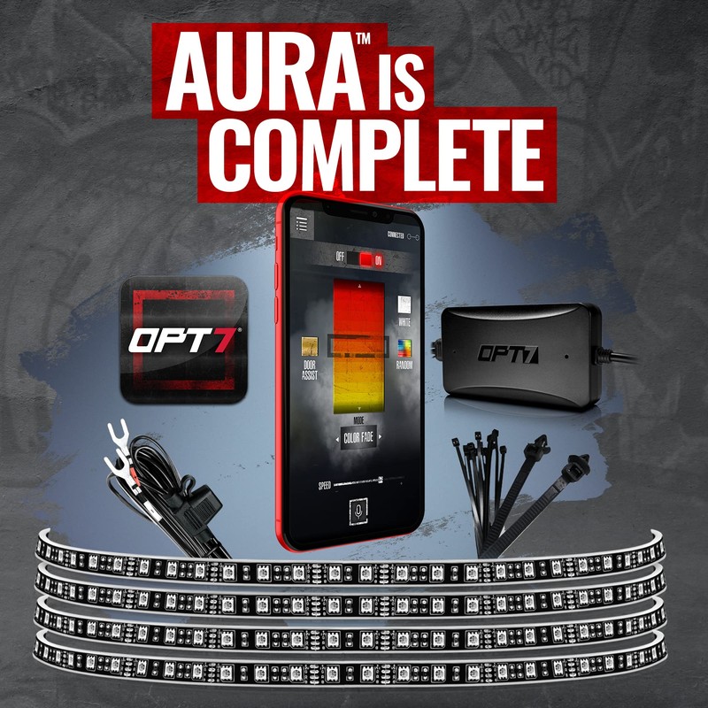 OPT7 Aura PRO Bluetooth Wheel Well LED Kit | 4pc