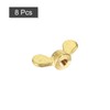 sourcing map Pack of 8 Brass Wing Nuts M5 Wing
