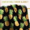 Levens Pineapple Blanket Gifts for Women Girls Mom, Tropical Fruits