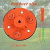 SilverChry Universal grass trimmer head, 2-in-1 mowing head, brush cutter,