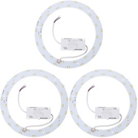 UKCOCO Pack of 3 5730 Ceiling Light Source Board Ring White