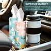 Wuyaoyao 4PCS Car Tissue Holder, Car Travel Kleenex Holder with