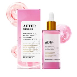 Aceite Ps-Afeitado para Cabello y Piel con Aroma a Fresa  Hidratacin, Suavidad y Cuidado Diario para una Piel Radiante                                