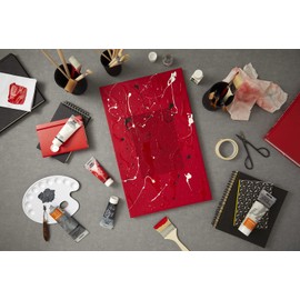 Pebeo 250 ml Studio Acrylics Auxiliaries Sand Texture Gel Tube, Black, 525022