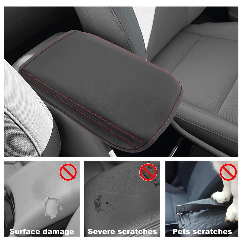 YEE PIN Armrest Cover Compatible with Hyundai Kona SX2 2024