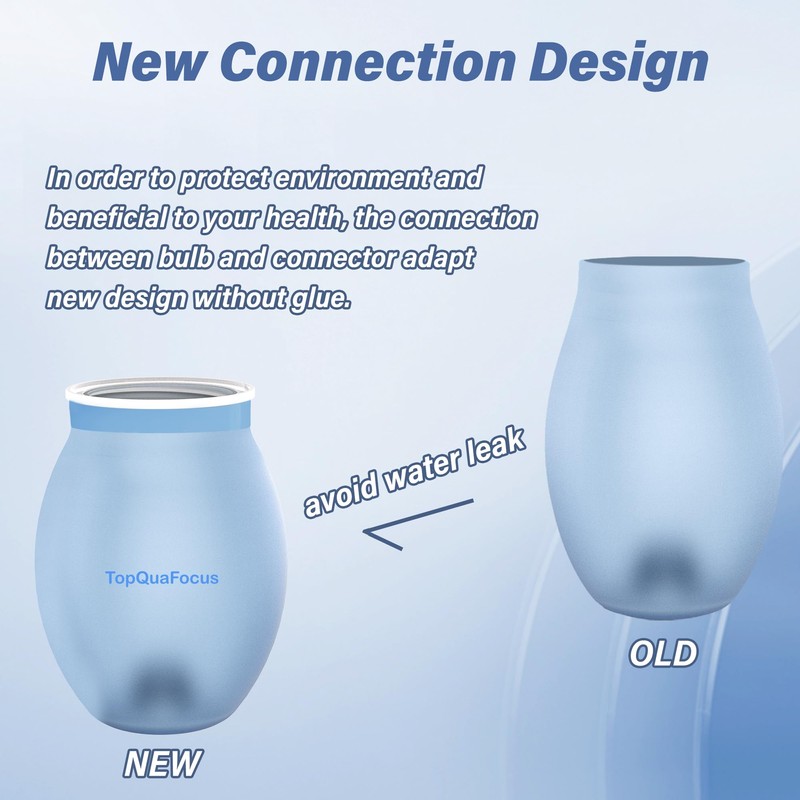 TopQuaFocus 14.5OZ Large Enema Bulb Kit Douche Bulb for Men