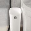 Tyenaza Small Trash Can, Plastic Wastebasket Slim Open Top Garbage