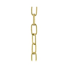 Buy It Better 2m Brass Open Link Chain - for Chandelier & Lighting - Small 20 x 10mm Link Size - Ch-2