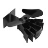 2 Blade Heat Powered Wood Fireplace Fan 1200RPM 25dB Low