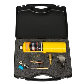 BLUEFIRE Solid Brass Pencil Flame Gas Welding Torch with Propane gas Kit - Torch with MAPP gas kit
