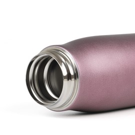 Mini Water Bottle, Dusgut 12 oz Water Bottle Reusable,Vacuum Insulated, Stainless Steel,Wide Mouth Portable Lid, Light Pink