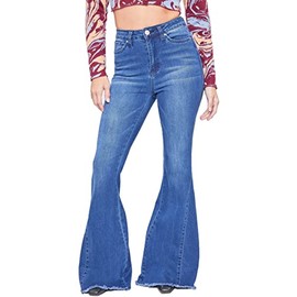 YMI Womens Jeans Gigi High-Rise Extreme Fit & Flare, N02, 9 Blue