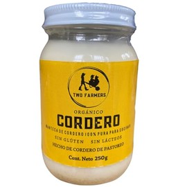 TWO FARMERS Manteca de Cordero 100% Pura Orgánica para cocinar y freir 250g