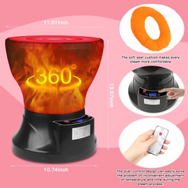 TOKPELA Yoni Steam Pot, Yoni Steam Kit, Yoni steamer with Seat Cushion and 20 Bags Yoni Herbs, For Women Cleaning and Tightening, Ph Balance, Postpartum Care and more