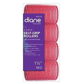 Diane D3721 Self Grip Rollers, Red