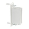 Rubbermaid Direct Mount Non-Adjustable Free Slide Wall Bracket, White (FG3D68LWWHT)