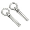 PATIKIL Expansion Eye Bolt M10x90mm, 2 Pack 304 Stainless Steel