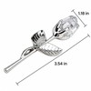 Crystal Glass Rose for Romantic Gifting – Elegant Artificial Flower